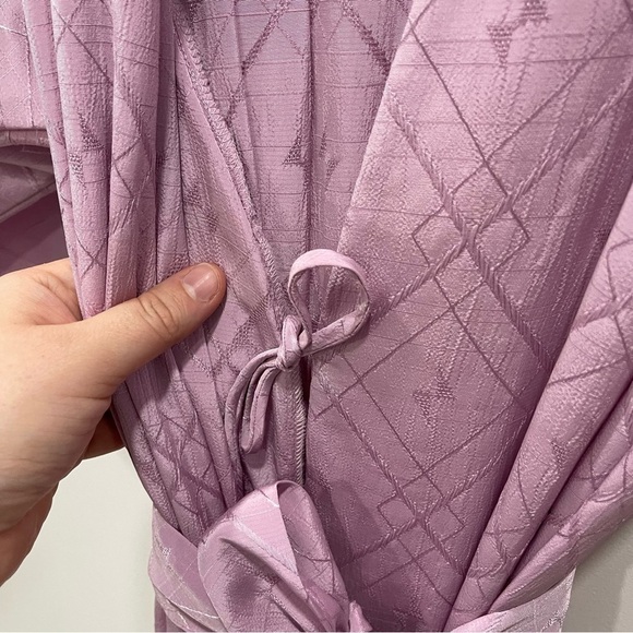 Christian Dior Loungewear Full Length Vintage Robe Sash-Tie Size P - Picture 5 of 12